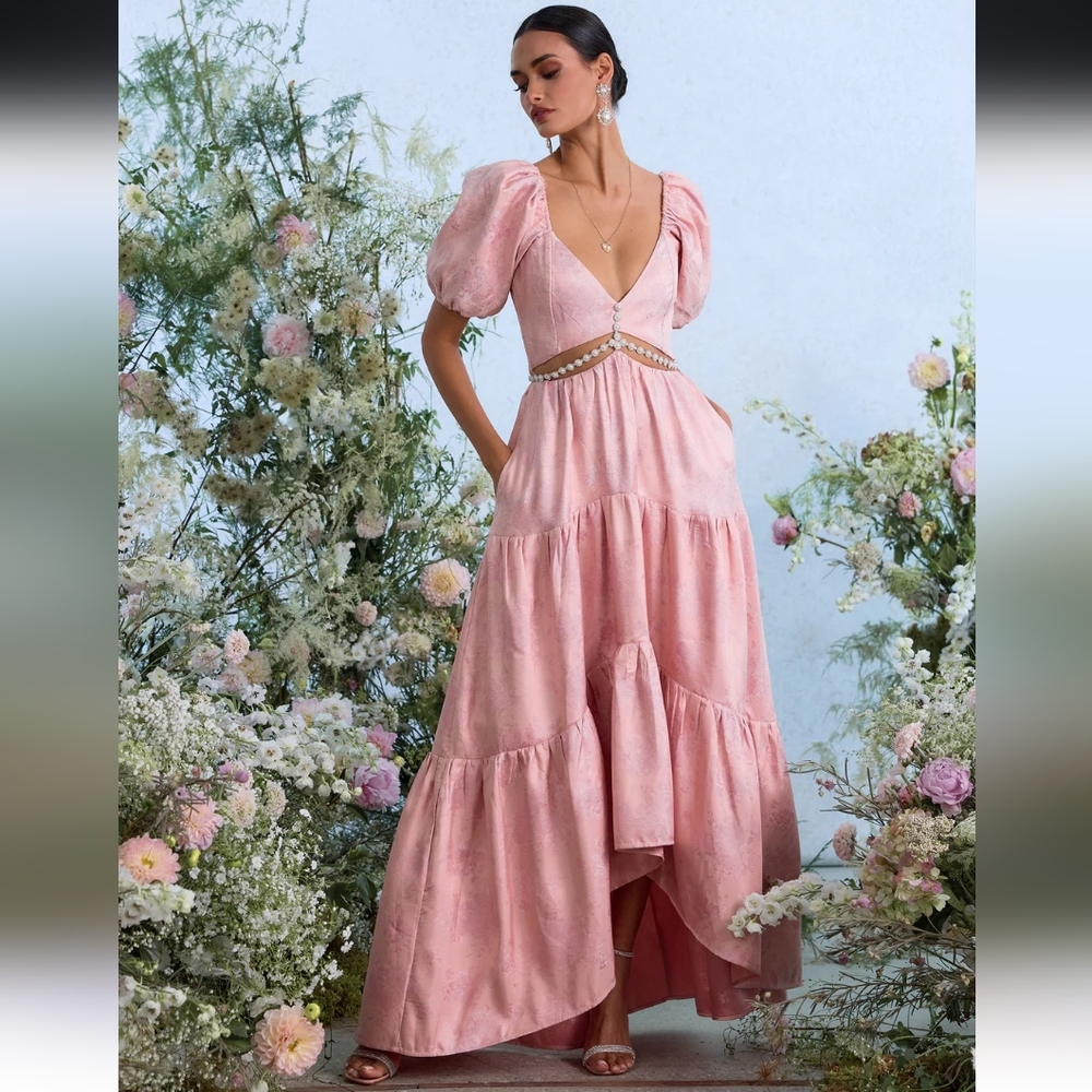 The Emma dress Windsor brocade V. Chapman - Picture 16 of 16